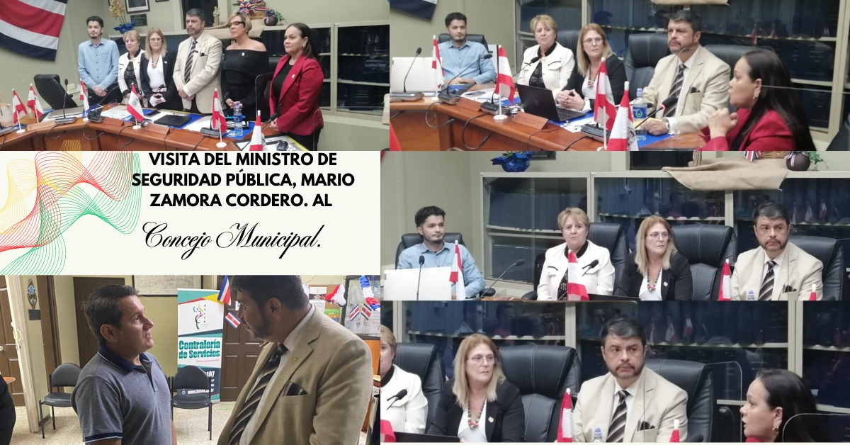 Visita del Ministro de Seguridad a Belén para Presentar la Política Nacional de Seguridad: Costa Rica- Segura Plus 2023-2030